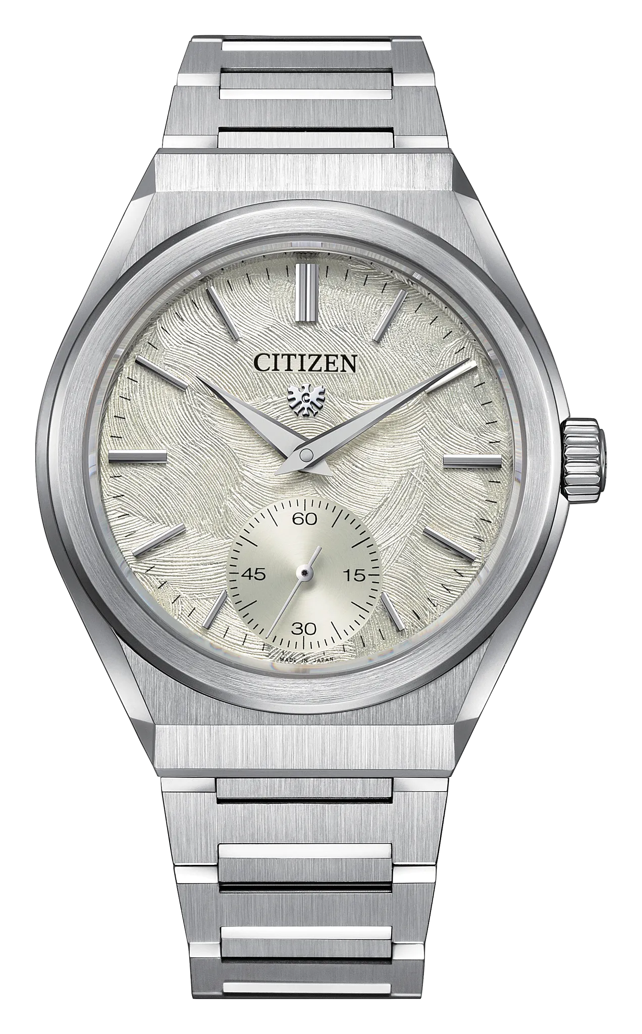 The CITIZEN Caliber 0200 Silver-Tone Dial Stainless Steel Bracelet